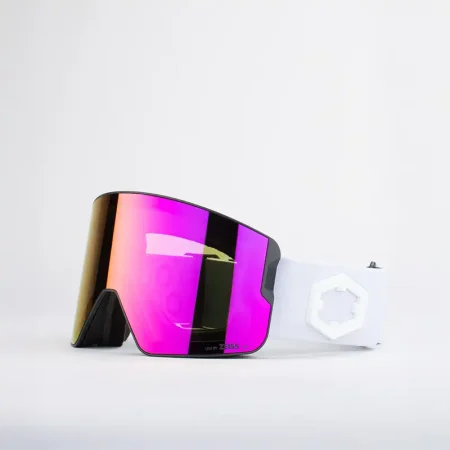 عینک اسکی مگنتی اوت اف مدل ZENITH WHITE LARGE 2026 با لنز ZEISS + لنز اضافه