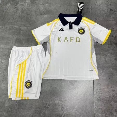 کیت یادبود هفتاد سالگی النصر 2026 ست پیراهن و شورت با لوگوی دوختی و تایلندی